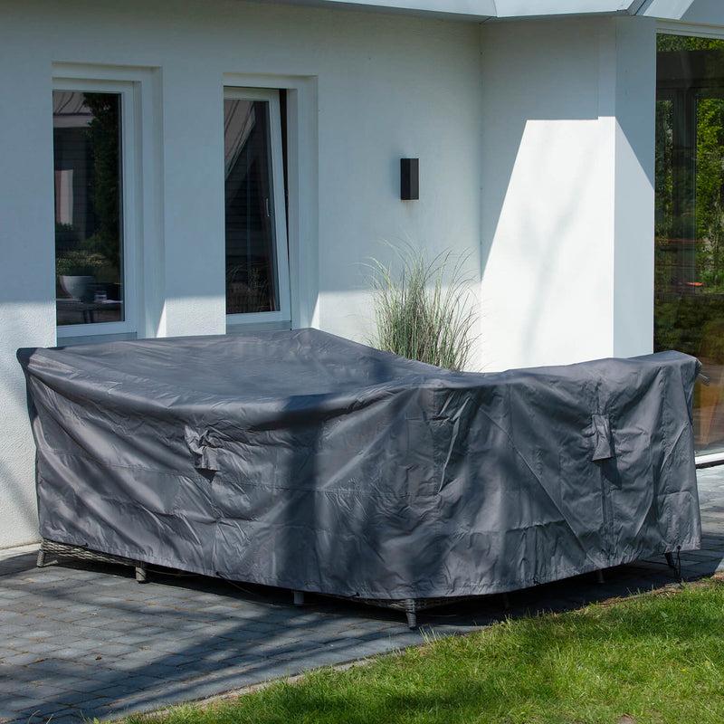 Schutzhülle Garten Essgruppe | 180x190x85 cm, Grau | madison