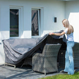 Schutzhülle Garten Essgruppe | 180x190x85 cm, Grau | madison