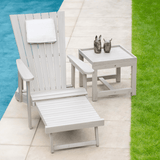 LOOKS by Wolfgang Joop | Deckchair Blue mit Beistelltisch Soho | mypureliving