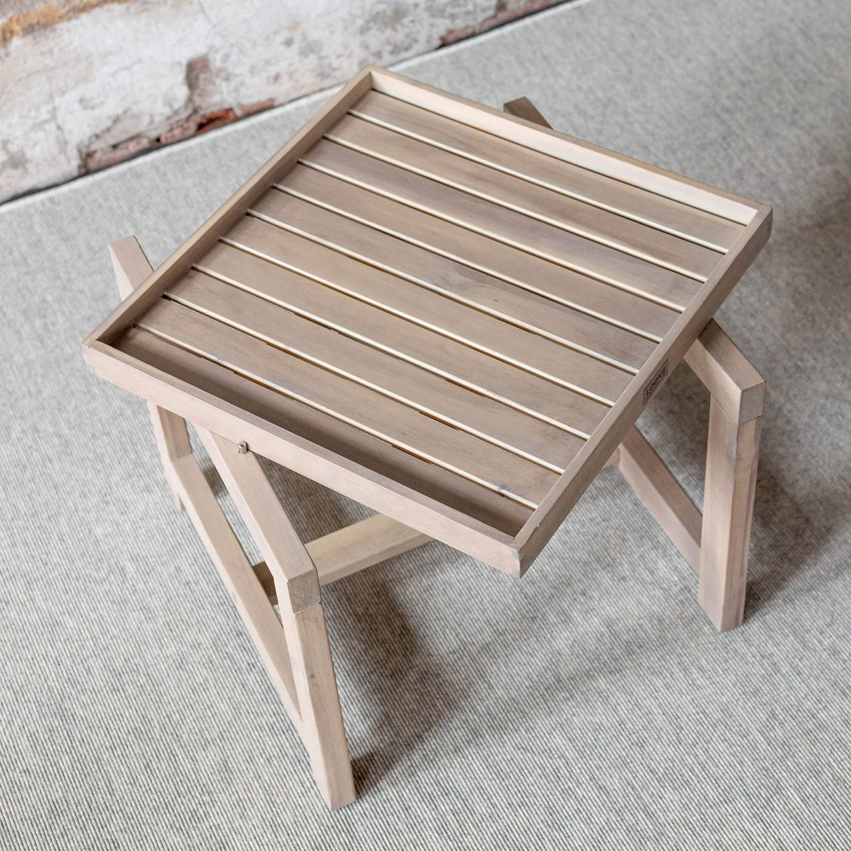 Beistelltisch Zweier Set Akazienholz aus Soul mit mypureliving Stühle |