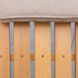 Deckchair Seagrass 2-er Set mit Beistelltisch Set Clover | mypureliving
