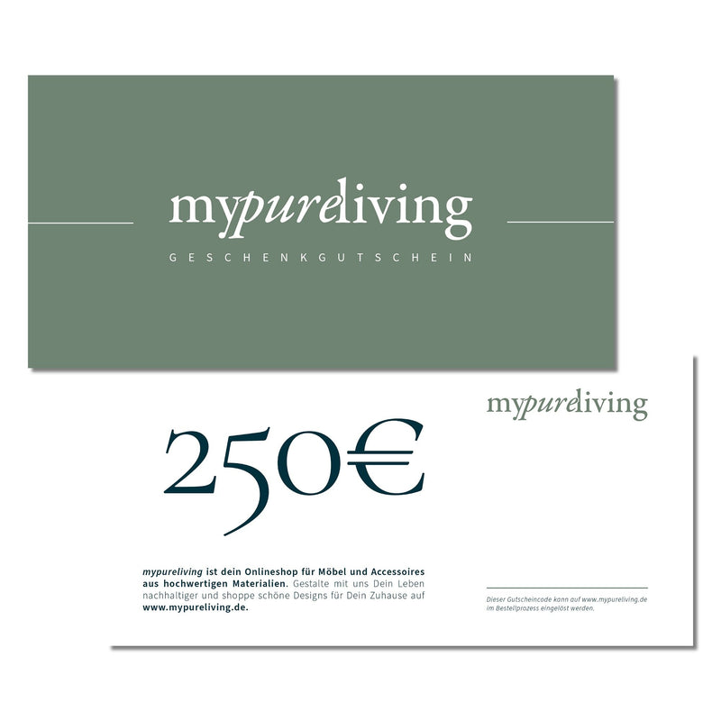 GESCHENKGUTSCHEIN | 20€, 50€, 100€, 250€ oder 500€