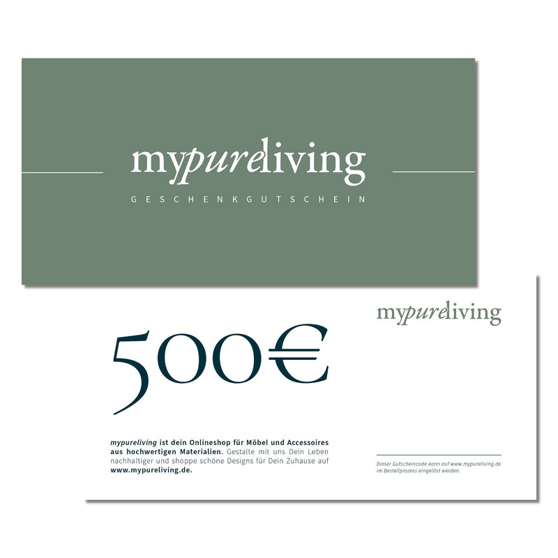 GESCHENKGUTSCHEIN | 20€, 50€, 100€, 250€ oder 500€