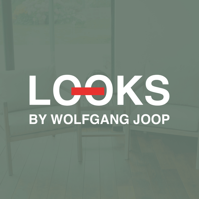 LOOKS by Wolfgang Joop | Deckchair Blue mit Beistelltisch Soho | mypureliving