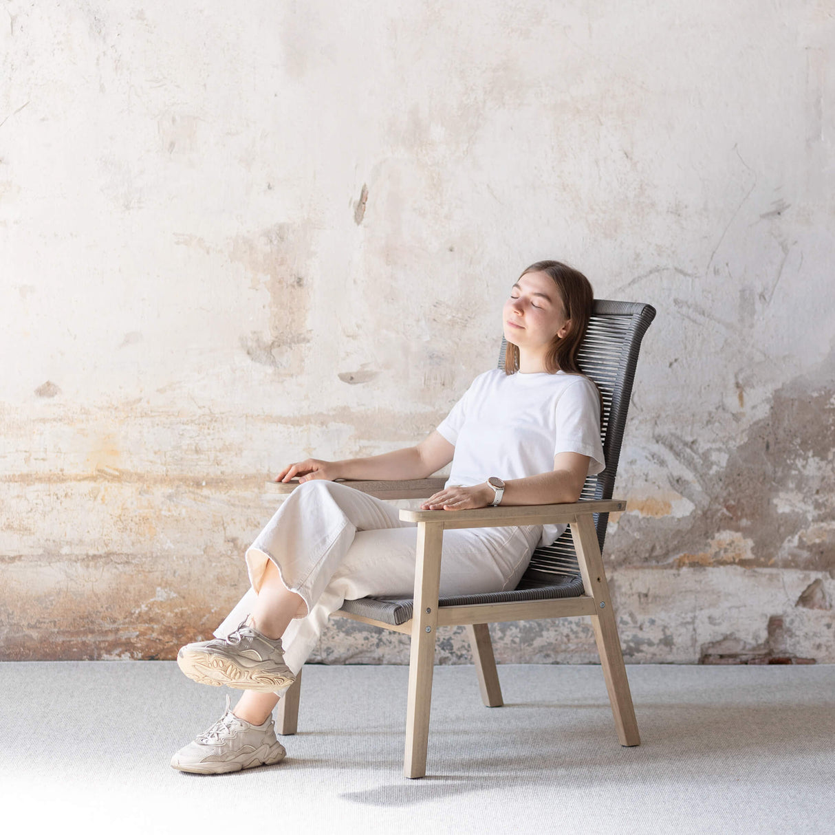 Akazienholz Beistelltisch Stühle Soul mit Set mypureliving | aus Zweier