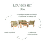 mypureliving x Eva Brenner Lounge Set Olive