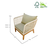 mypureliving x Eva Brenner | Lounge Set Olive
