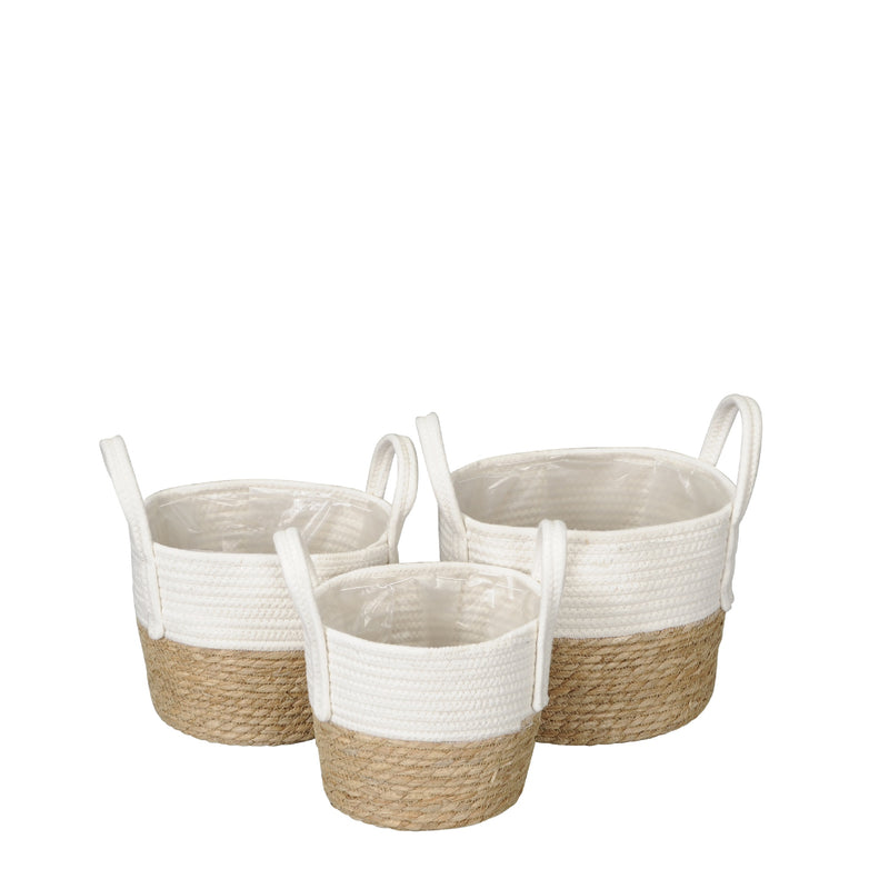 mypureliving | Korb Set Light 3-teilig