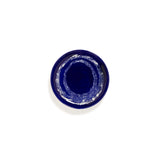 Serax | Ottolenghi 2-er Teller "Lapis Lazuli Swirl-Dots" | blau-weiß Ø 19 cm