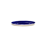 Serax | Ottolenghi 2-er Set Teller "Lapis Lazuli Swirl-Dots" | blau-weiß Ø 26,5 cm