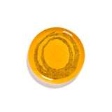 Serax | Ottolenghi 2-er Set Teller "Sunny Yellow Swirl-Dots" | gelb-schwarz Ø 26,5 cm