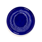 Serax | Ottolenghi Servierteller "Lapis Lazuli Swirl-Dots" | blau-weiß Ø 35 cm