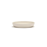 Serax | Ottolenghi 2-er Set Teller mit hohem Rand "Pepper" | weiß-schwarz Ø 22 cm