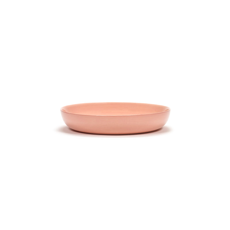 Serax | Ottolenghi 2-er Set Teller mit hohem Rand "Delicious Pink Pepper" | rosa-blau Ø 22 cm