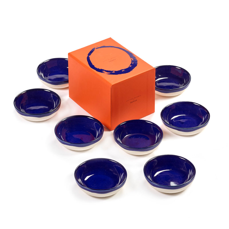 Serax | Ottolenghi 8-er Set Schalen "Lapis Lazuli" | blau Ø 7,5 cm