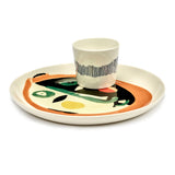 Serax | Ottolenghi Teller Feast 2-er Set Face | bunt, D 22,5 cm