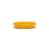 Ottolenghi Teller Feast mit hohem Rand 2-er Set Sunny Yellow Swirl-Dots Schwarz in Gelb-Schwarz, D 22 cm