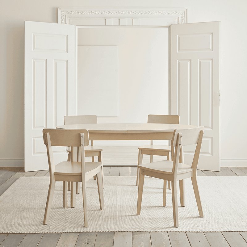 Ausziehbarer Esstisch Scandi | Beige | mypureliving