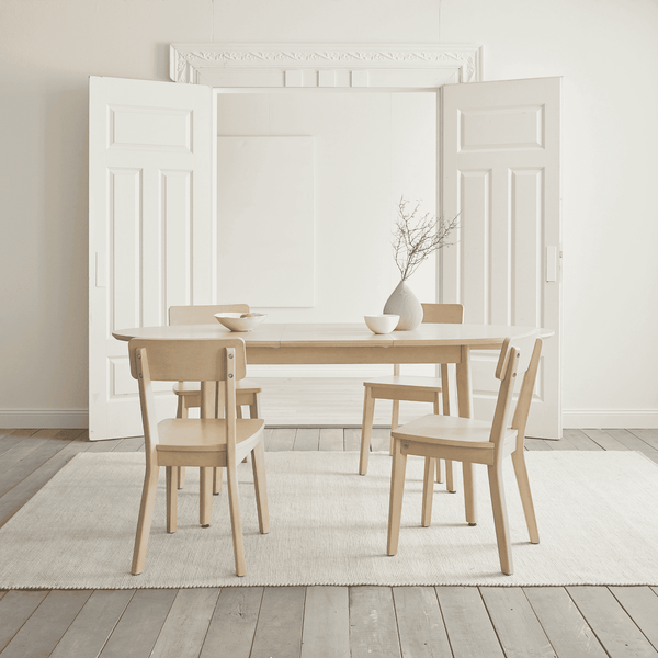 Ausziehbarer Esstisch Scandi | Beige | mypureliving