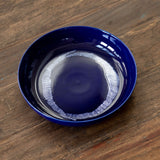 Serax | Ottolenghi 2-er Set Teller mit hohem Rand "Lapis Lazuli Swirl-Stripes" | blau-weiß Ø 22 cm