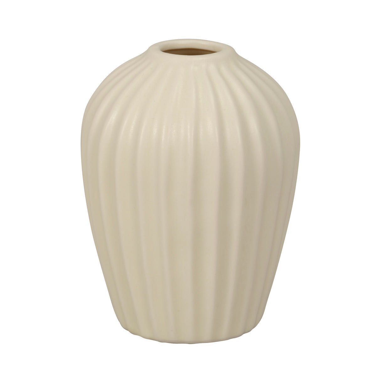 Vase Silence, 11,5 cm, Weiß matt