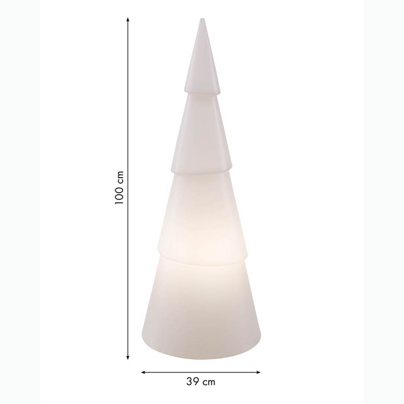 8 seasons design | Leuchtobjekt 3D Shining Tree, rund